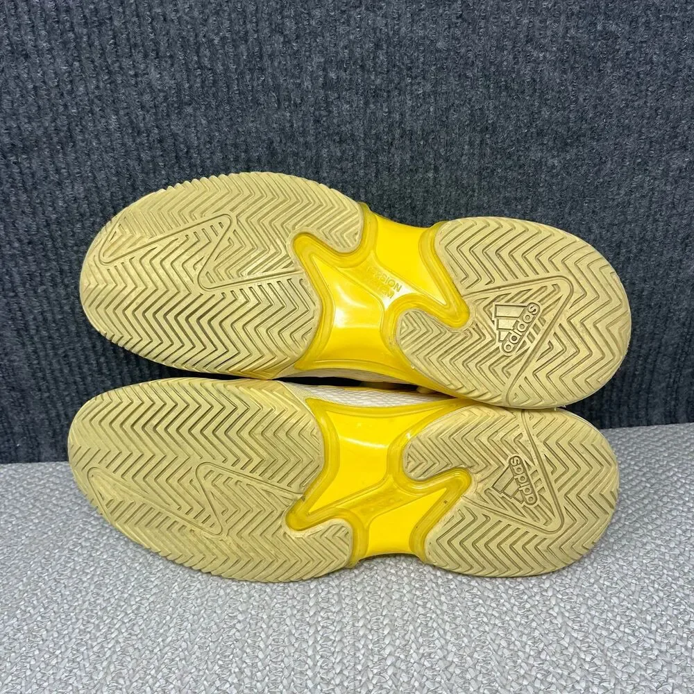 Adidas Barricade Clay Tennis Shoes Court Ecru Tint Yellow Mens Size 12 GY1448